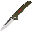 Rough Ryder 1st Infantry Folder Linerlock Pocket Knife Green G10 - RR2672 