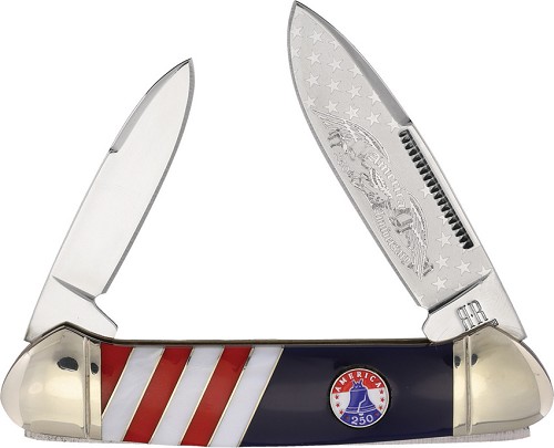 Rough Ryder Canoe Pocket Knife 250th USA Anniversary - RR2731 
