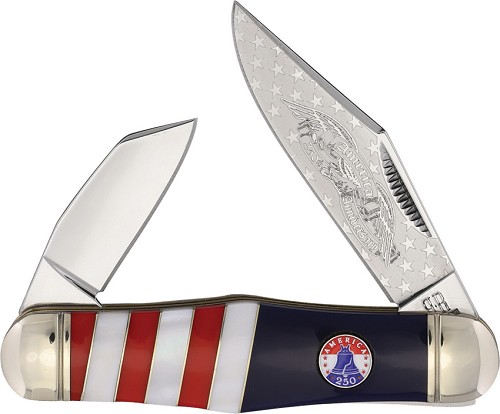 Rough Ryder Jack Pocket Knife 250th USA Anniversary - RR2735 