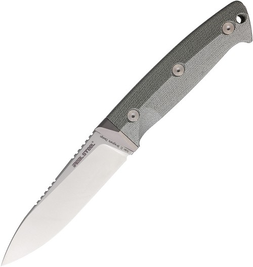 Real Steel Black Thorn Fixed Blade Knife Green Micarta - RS3621GM 