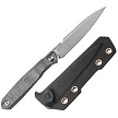 Real Steel G5 Fixed Blade Knife Gray Micarta - RS3770GM 