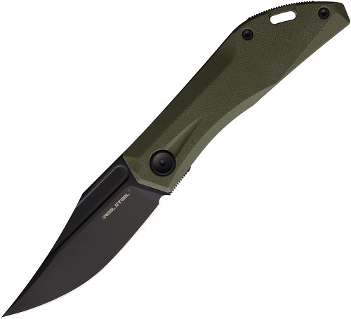 Real Steel Ventus Lite Slip Joint Pocket Knife OD Green - RS7051BG 