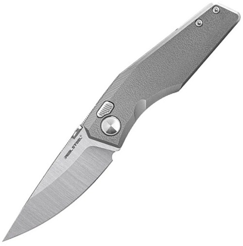 Real Steel Spectrum Button Lock Pocket Knife Premium Satin - RS7141T1 