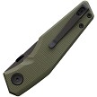 RS7142GB Real Steel Spectrum Button Lock Pocket Knife OD Green G10 