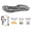 RXC2 ROXON 2 in 1 Camping Utensil Set 