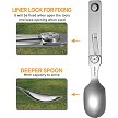 RXC2 ROXON 2 in 1 Camping Utensil Set 