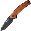 SENCUT Slashkin Linerlock Pocket Knife Wood - S200664 