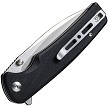 S210075 SENCUT Sachse Button Lock Pocket Knife Black G10 