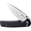 S210075 SENCUT Sachse Button Lock Pocket Knife Black G10 