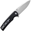 S210075 SENCUT Sachse Button Lock Pocket Knife Black G10 