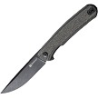 SENCUT Scitus Green Canvas Micarta Pocket Knife - S210423 