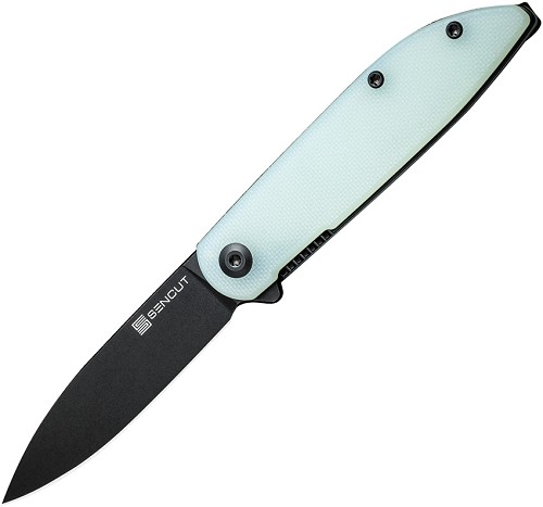 SENCUT BocII II Linerlock Pocket Knife Jade G10 - S220192 