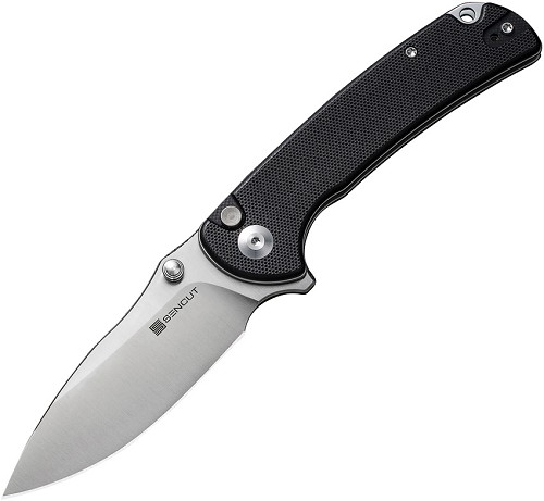 SENCUT Pulsewave Button Lock Pocket Knife Black - S230321 