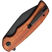 S230643 SENCUT Omniform Linerlock Pocket Knife Wood 