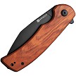 S230643 SENCUT Omniform Linerlock Pocket Knife Wood 