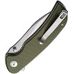 S230771 SENCUT Borzam Linerlock Pocket Knife OD Green G10 