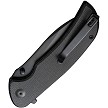S230773 SENCUT Borzam Linerlock Pocket Knife Black Micarta 