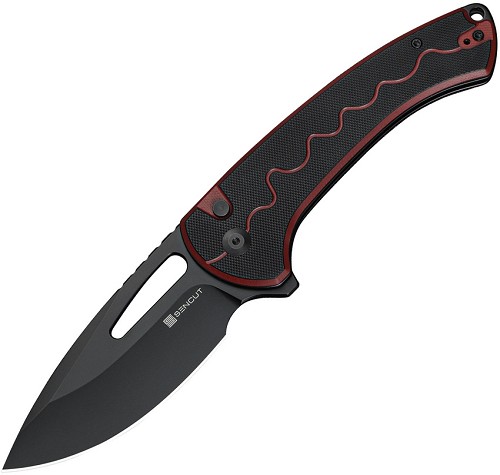SENCUT Squiggy Button Lock Pocket Knife - S24082A3 