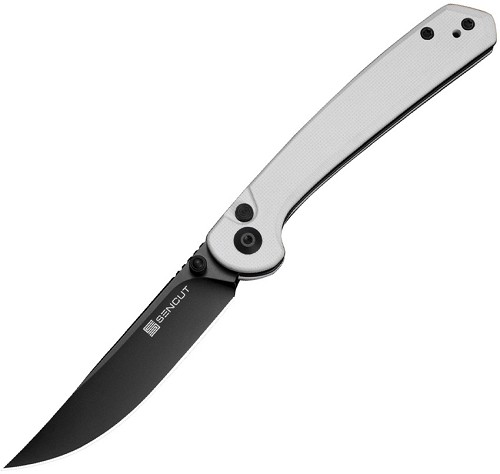 SENCUT Skelfin Button Lock Pocket Knife - S250071 