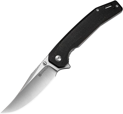 SENCUT Vornix Linerlock Pocket Knife Black Micarta - S250382 