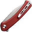 SA05AV1 SENCUT Snap Linerlock Pocket Knife Burgundy G10 