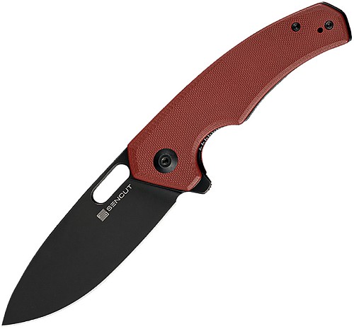 SENCUT Acumen Linerlock Pocket Knife Burgundy - SA06B 
