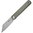 SENCUT Bronte Linerlock Pocket Knife Micarta Green - SA08B 