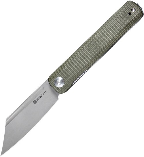 SENCUT Bronte Linerlock Pocket Knife Micarta Green - SA08B 