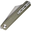 SA08B SENCUT Bronte Linerlock Pocket Knife Micarta Green 