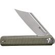 SA08B SENCUT Bronte Linerlock Pocket Knife Micarta Green 