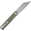 SA08B SENCUT Bronte Linerlock Pocket Knife Micarta Green 
