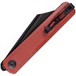 SA08D SENCUT Bronte Linerlock Pocket Knife Burgundy 