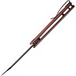 SA08D SENCUT Bronte Linerlock Pocket Knife Burgundy 