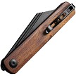 SA08E SENCUT Bronte Linerlock Pocket Knife Wood 