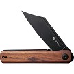SA08E SENCUT Bronte Linerlock Pocket Knife Wood 