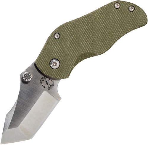 Sniper Bladeworks AP Tanto Framelock Pocket Knife OD Green - SB017 
