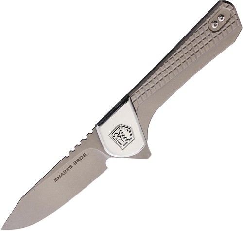 Sharps Bros Meanstreak 3 Inch Button Lock Pocket Knife - SBKF07 