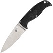 Spyderco Enuff 2 Leaf Shape Fixed Blade Knife - SCFB31PBK2 