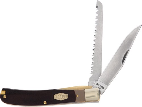 Schrade OT Buzz Saw Trapper Pocket Knife - SCH1191225 