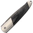 Santa Fe Stoneworks Damascus Linerlock Pocket Knife White Gold - SFDJS70WG 