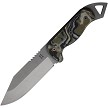 SHED24MOOD Shed 2024 Momentum Fixed Blade Knife OD Burl 