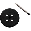 SHOCB1 Shomer-Tec Compass Button Black 
