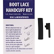 SHOUHK5 Shomer-Tec Boot Lace Covert Handcuff Key 