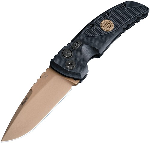 Sig Automatic EX-A01 Button Lock Pocket Knife - SIG36130 