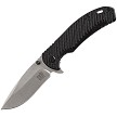 SKIF Knives Sturdy Framelock Pocket Knife Stonewash Black - SKF420SE 