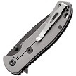 SKF420SEB SKIF Knives Sturdy Framelock Pocket Knife Black Stonewash Black 
