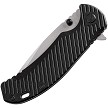 SKF420SE SKIF Knives Sturdy Framelock Pocket Knife Stonewash Black 