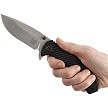 SKF420SE SKIF Knives Sturdy Framelock Pocket Knife Stonewash Black 