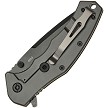 SKF422SEBG SKIF Knives Griffin Framelock Pocket Knife Black Stonewash Olive 