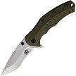 SKIF Knives Griffin Framelock Pocket Knife Stonewash Olive - SKF422SEG 